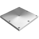 K0801 - Interchangeable subplates, grey cast iron, with pre-machined clamping faces