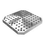 K0806 - Subplates, grey cast iron with grid holes