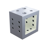 K0809 - Consolas de fundición gris mini con perforaciones de retícula