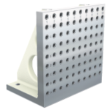 K1531 - Angle plates, grey cast iron, wide with grid holes