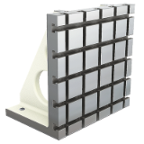 K1531 - Angle plates, grey cast iron, wide with T-slots