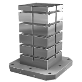 K0805 - Workholding cubes, grey cast iron with T-slots