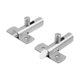K1693 - 不锈钢制锁柄，带复位弹簧，锁柄向上或向下