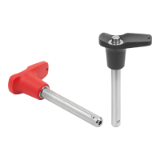 K0792 - Ball lock pins with L-grip with high shear strength