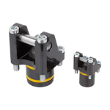 K1856 - Abrazaderas de palanca giratoria, hidráulicas con retroceso por muelle y efecto simple o doble