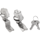 K1108 - Quarter-turn lock stainless steel with wing grip