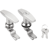 K1109 - Quarter-turn lock stainless steel with T-grip
