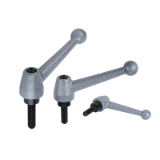 K0120 - Clamping levers external thread
