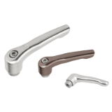 K0124 - Clamping levers with internal thread, stainless steel