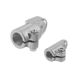 K0484 - Conectores para tubo, pieza de articulación, aluminio, con dentado interior